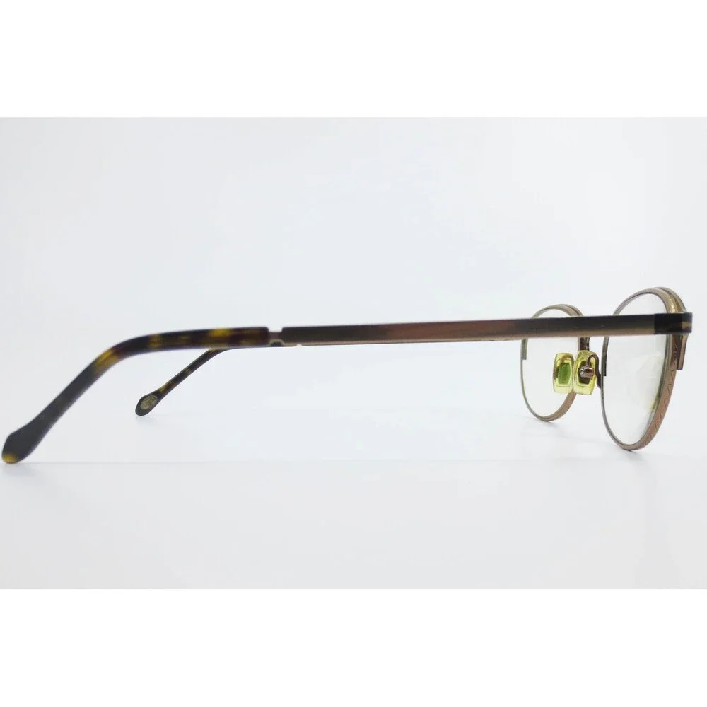 Fossil Sully DC7 Tortoise Bronze Round Eyeglass Frames 46-18-145 38508